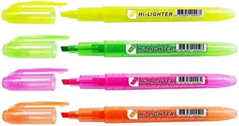 Bic Highlighter Grip Highlighter Pens With Chisel Tip Long Lasting