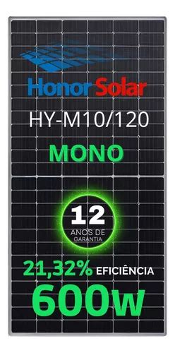 Kit Painel Solar W N Type Honor Monocristalino Mercadolivre