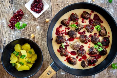 Schwedische Köttbullar in Rahmsauce das Originalrezept