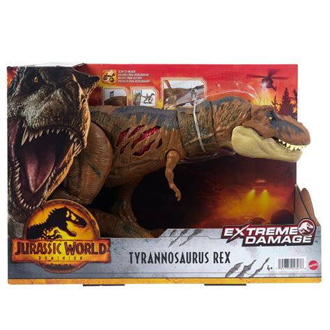 Figurine T Rex Extrême JURASSIC WORLD la figurine à Prix Carrefour