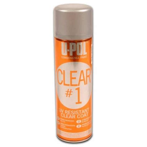 U POL CLEAR 1 AEROSOL Complete Automotive Paint Supplies