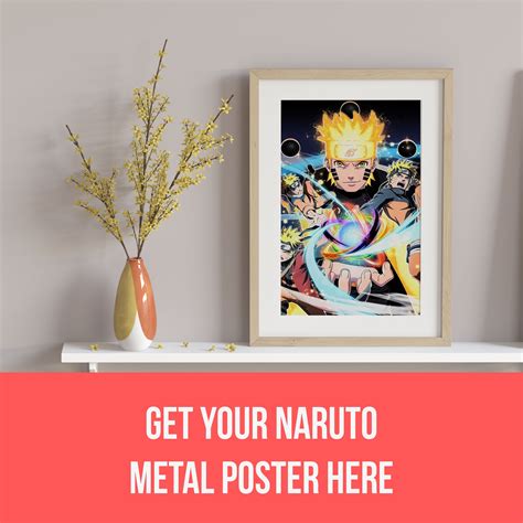 Naruto Metal Poster