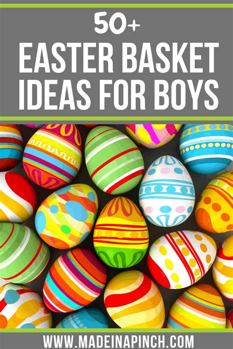 Top 50 Easter Basket Ideas For Boys Updated Made In A Pinch