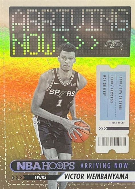 Victor Wembanyama Winter Holo 26 Prices 2023 Panini Hoops Arriving