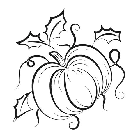 Printable Pumpkin Coloring Page