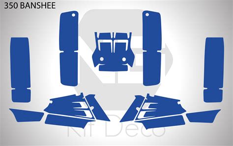 Gabarit Template Yamaha 350 Banshee Ng Kit Déco