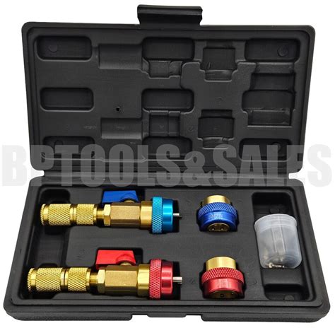 R134A R1234YF Valve Core Remover Installer Tool Kit Replace Schrader