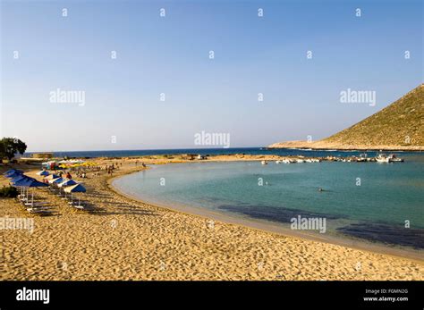 Griechenland Kreta Bei Chania Akrotiri Halbinsel Strand Von Stavros