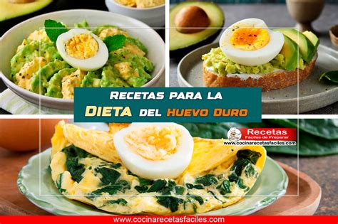 Recetas Para La Dieta Del Huevo Duro