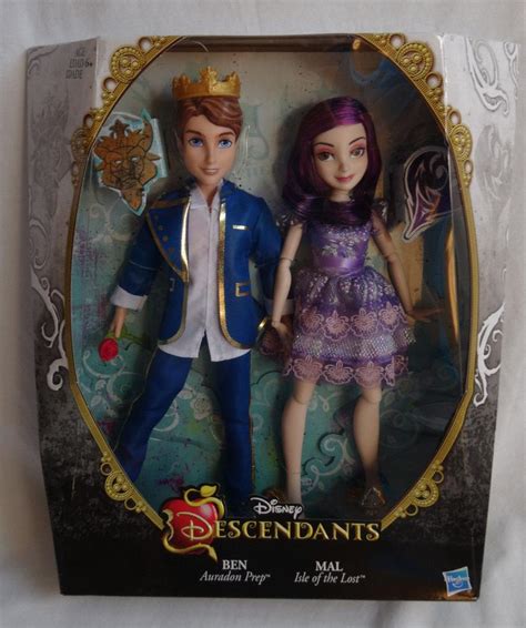 New Disney Descendants Dolls Two-Pack Mal & Ben Evie & Carlos 4 Doll ...