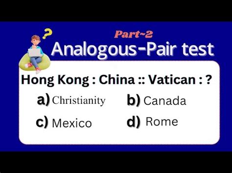 Analogy Part 2 Analogy Practice Quizzes Reasoning Analogy Tricks