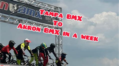 Vlog 105 Usabmx Tampa Bmx Gate Practice To Akron Bmx Gold Cup Qualifier