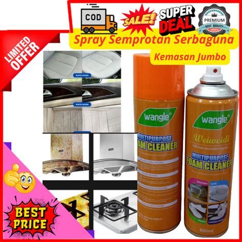 Jual Perawatan Kendaraan Foam Spray Semprotan Pembersih Jok Kulit Kain