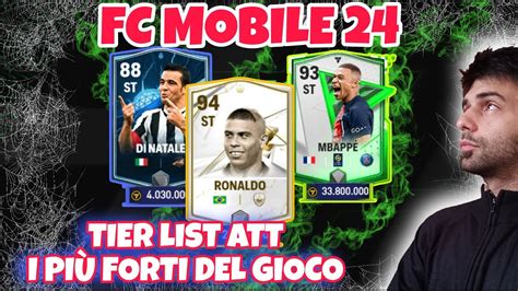 FC MOBILE 24 TIER LIST ATTACCANTI I MIGLIORI DEL GIOCO YouTube