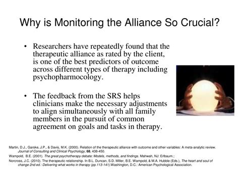 PPT Session By Session Monitoring Of Outcome And Alliance PowerPoint