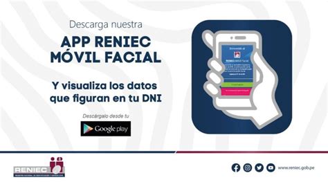 App Reniec Móvil Facial Cómo Descargarlo Y Para Qué Sirve Infomercado Noticias