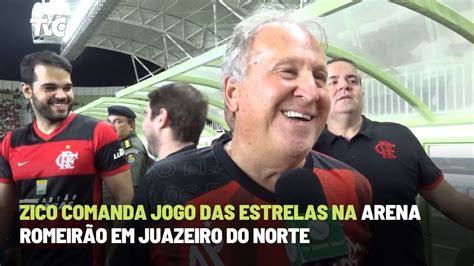 Zico Comanda Jogo das Estrelas na Arena Romeirão em Juazeiro do Norte