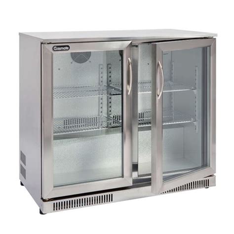 Gasmate Double Door Bar Fridge Bar Fridges Steel Double Doors Stainless Steel Bar