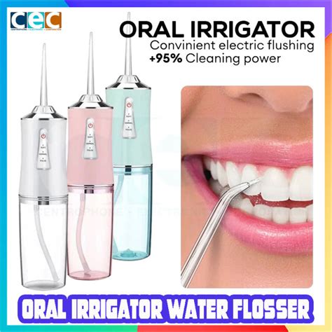 Electric Oral Irrigator Portable Dental Ultrasonic Water Flosser Buccal