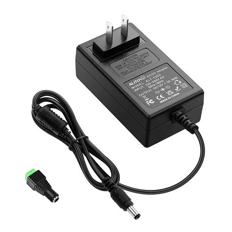 ALITOVE 12V 3A Power Supply Adapter 100 240V AC To DC 12 Volt 3 36W