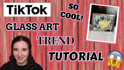 I Tried The Tiktok Glass Art Trend Glass Art Painting Tutorial Youtube