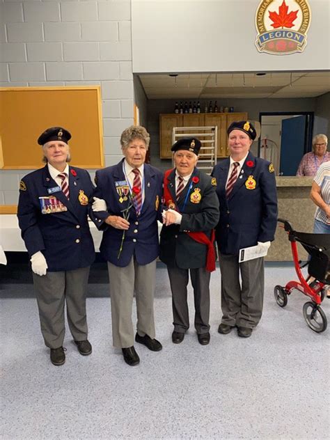 Legion Ladies Honoured In Ceremony Fort Frances Times