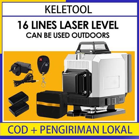 Jual 4d 16 Baris Waterpass Laser Waterpass Bangunan Level Water Pas Leveling Kramik Alat Perata