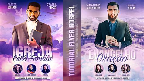 Como Fazer FLYER GOSPEL No Celular Panfleto Igreja Banner Religioso