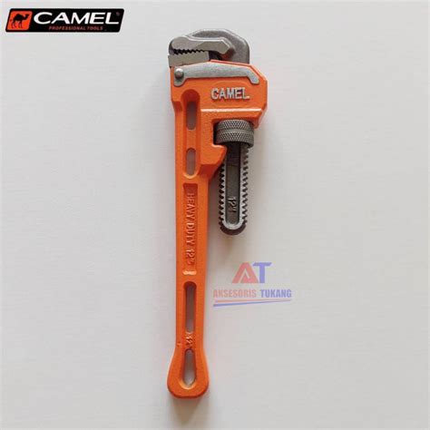 Jual Kunci Pipa 12 Camel Heavy Duty Pipe Wrench Lapis Karet 12 Inci