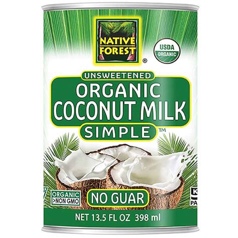 Native Forest Simple Organic Unsweetened Coconut Milk 12 Pack The