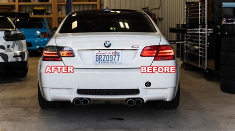 Installing New E92 M3 Tail Lights Youtube