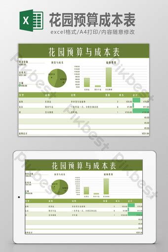 營業成本表excel模板 Xls Excel模板範本素材免費下載 Pikbest