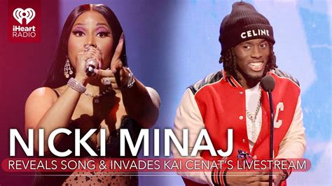 Nicki Minaj Reveals Brand New Song And Invades Kai Cenats Livestream