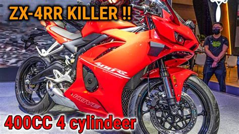 ZX 4RR Killer Sport Bike 400cc Four Cylinder New Kove 400RR YouTube