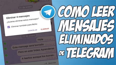 Recupera mensajes privados con Telegram cómo recuperar chat secreto