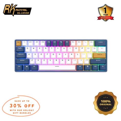 Royal Kludge Rk Plus Tri Mode Rgb Keys Hot Swappable Mechanical Keyboard Daraz Bd