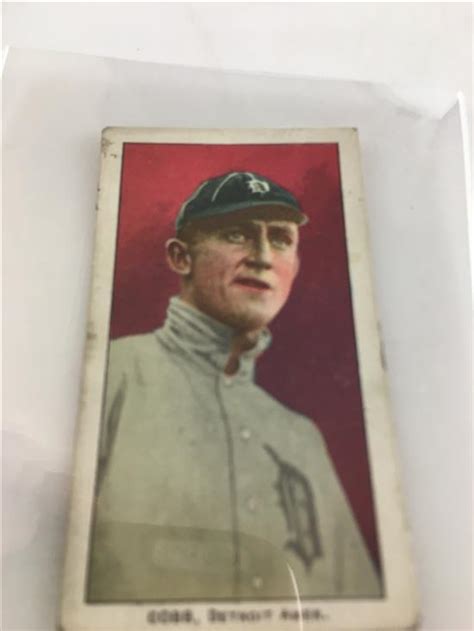 Lot TY COBB DETROIT AMER 1909 BASEBALL CARD E 95 PHILADELPHIA