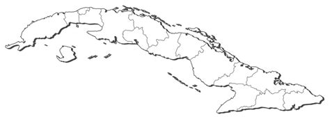 Map Of Cuba Political Map Of Cuba With The Several Provinces Photo