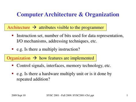 PPT - Computer Architecture & Organization PowerPoint Presentation - ID ...