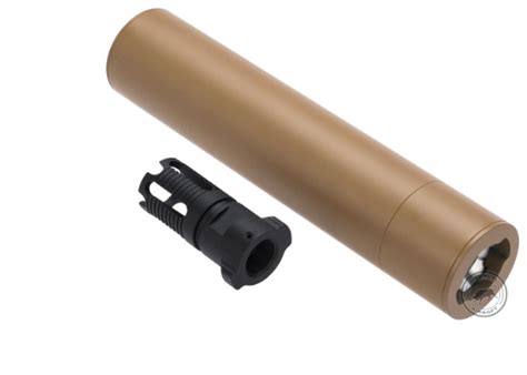 Madbull Gemtech Qd Mock Suppressor Barrel Extension With Flashhider Color Tan Us Airsoft Inc