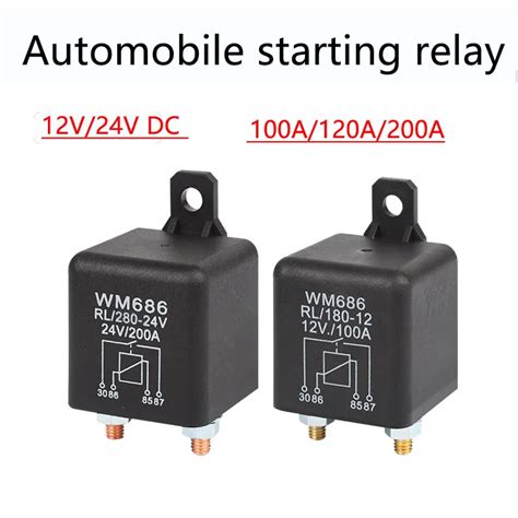 Wm Automobile Starter Relay V V High Coil A A A High