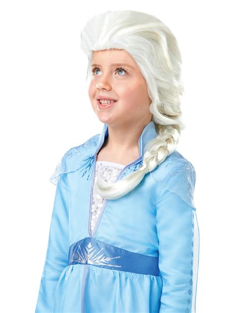 Perruque Elsa La Reine Des Neiges 2 Fille Achat De Perruques Sur