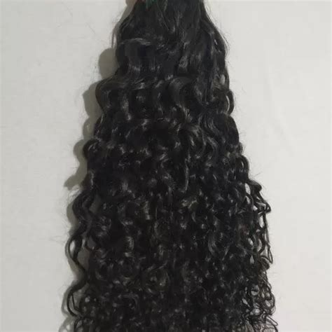 Cabelo Cacheado Humano Natural 60 65 250 Gr Cacho Caipira