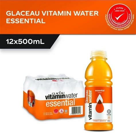 Glaceau Vitamin Water Essential 500ml Orange Shopee Singapore