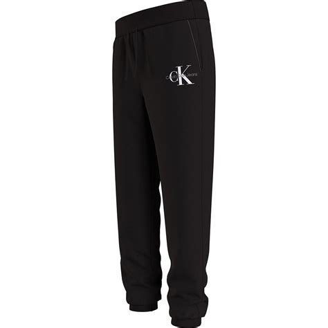 Calvin Klein Jeans Monogram Logo Jogginghose Schwarz Dressinn