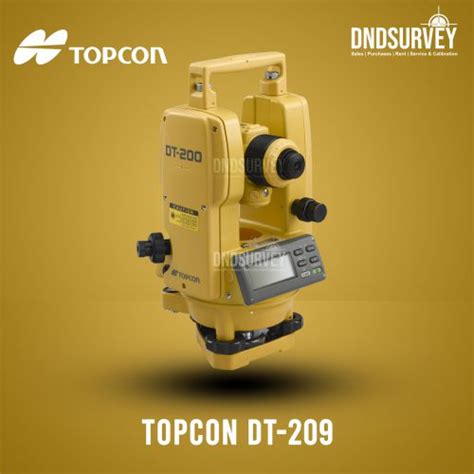 Digital Theodolite Topcon Dt Dnd Survey