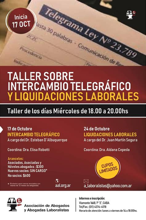 Taller De Intercambio Telegráfico Y Liquidaciones Asociación De