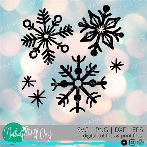 Snowflake SVG Snowflakes SVG Winter Svg Winter Wonderland Svg Instant ...