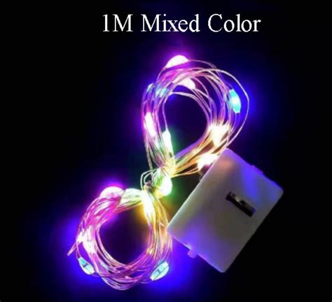 Happy Party Night 1m 2m 3m Led Lights Battery Included Many Colors To