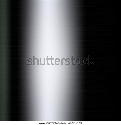 Silver Metal Texturepolished Metal Background Stock Illustration